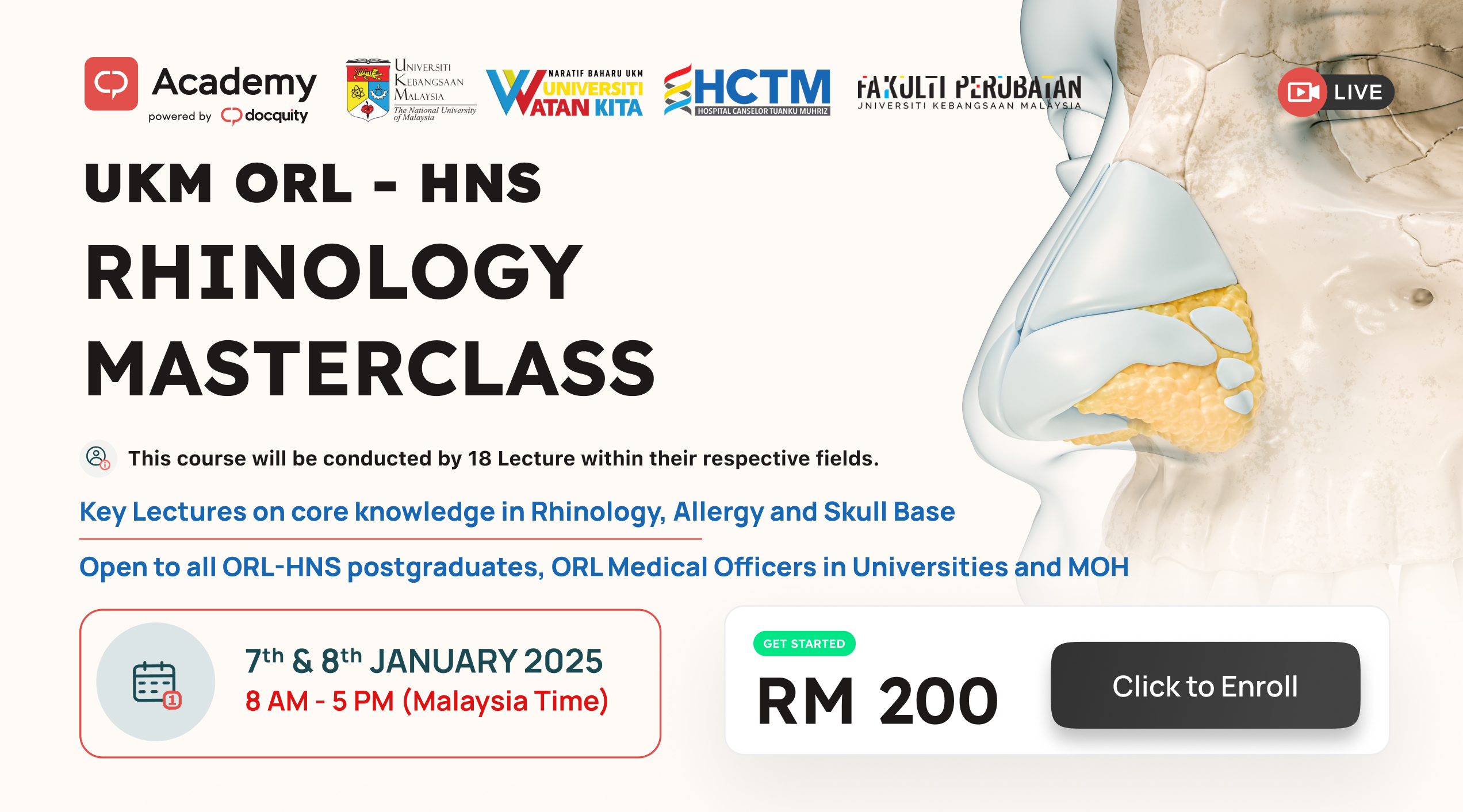 UKM ORL - HNS Rhinology Masterclass